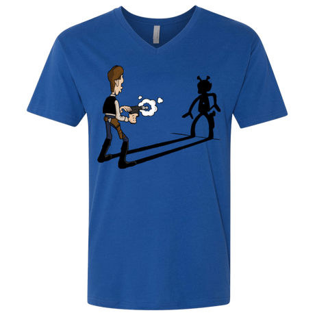 T-Shirts Royal / X-Small Lucky Han Men's Premium V-Neck