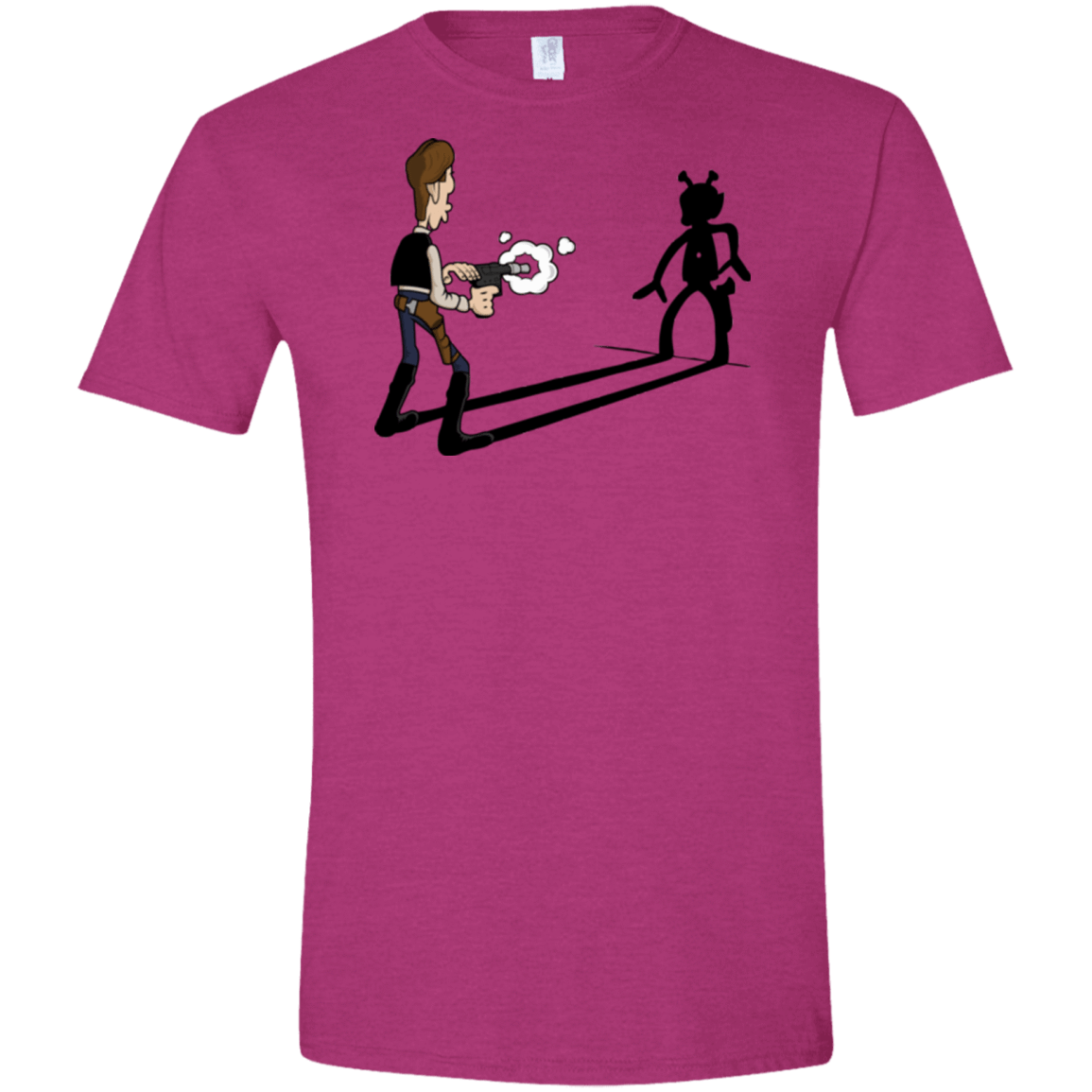 T-Shirts Antique Heliconia / S Lucky Han Men's Semi-Fitted Softstyle