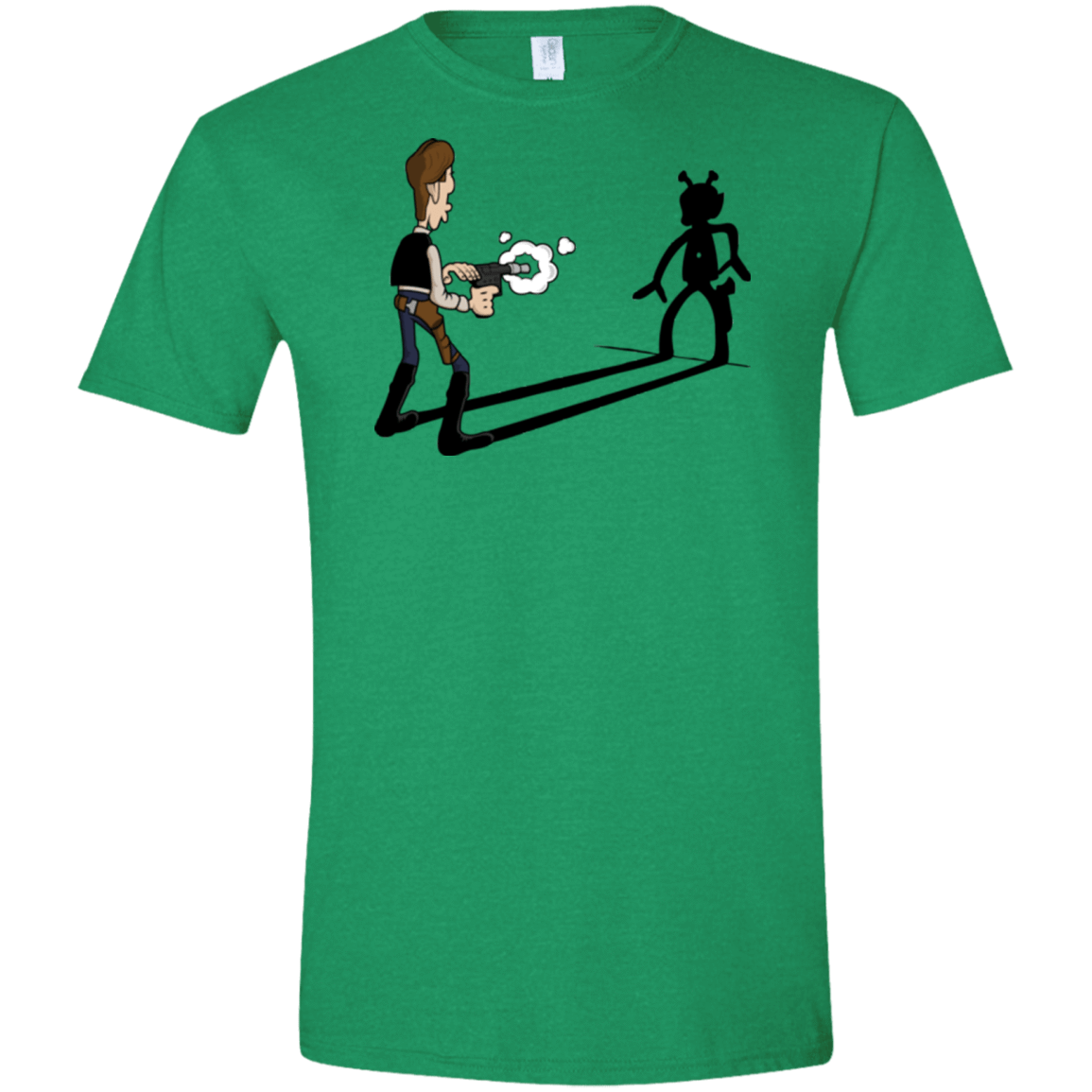 T-Shirts Heather Irish Green / S Lucky Han Men's Semi-Fitted Softstyle