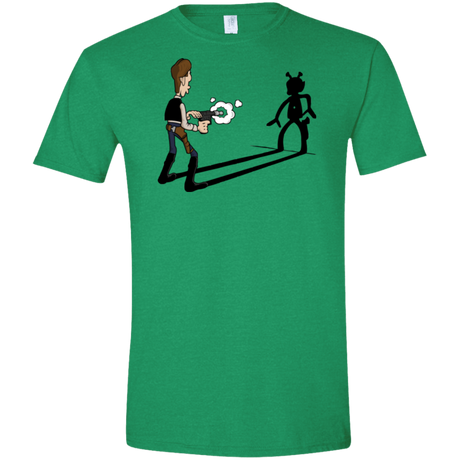 T-Shirts Heather Irish Green / S Lucky Han Men's Semi-Fitted Softstyle