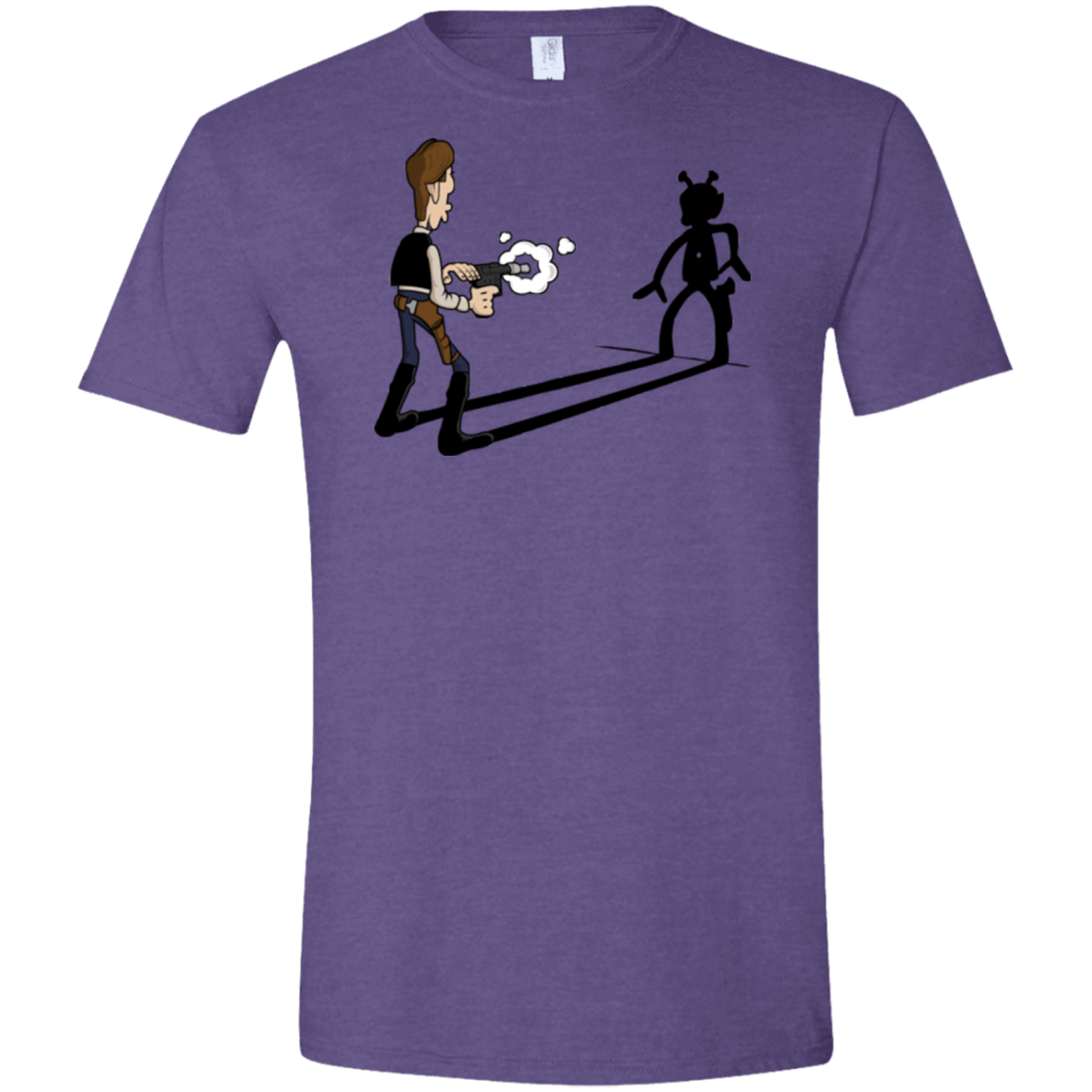 T-Shirts Heather Purple / S Lucky Han Men's Semi-Fitted Softstyle