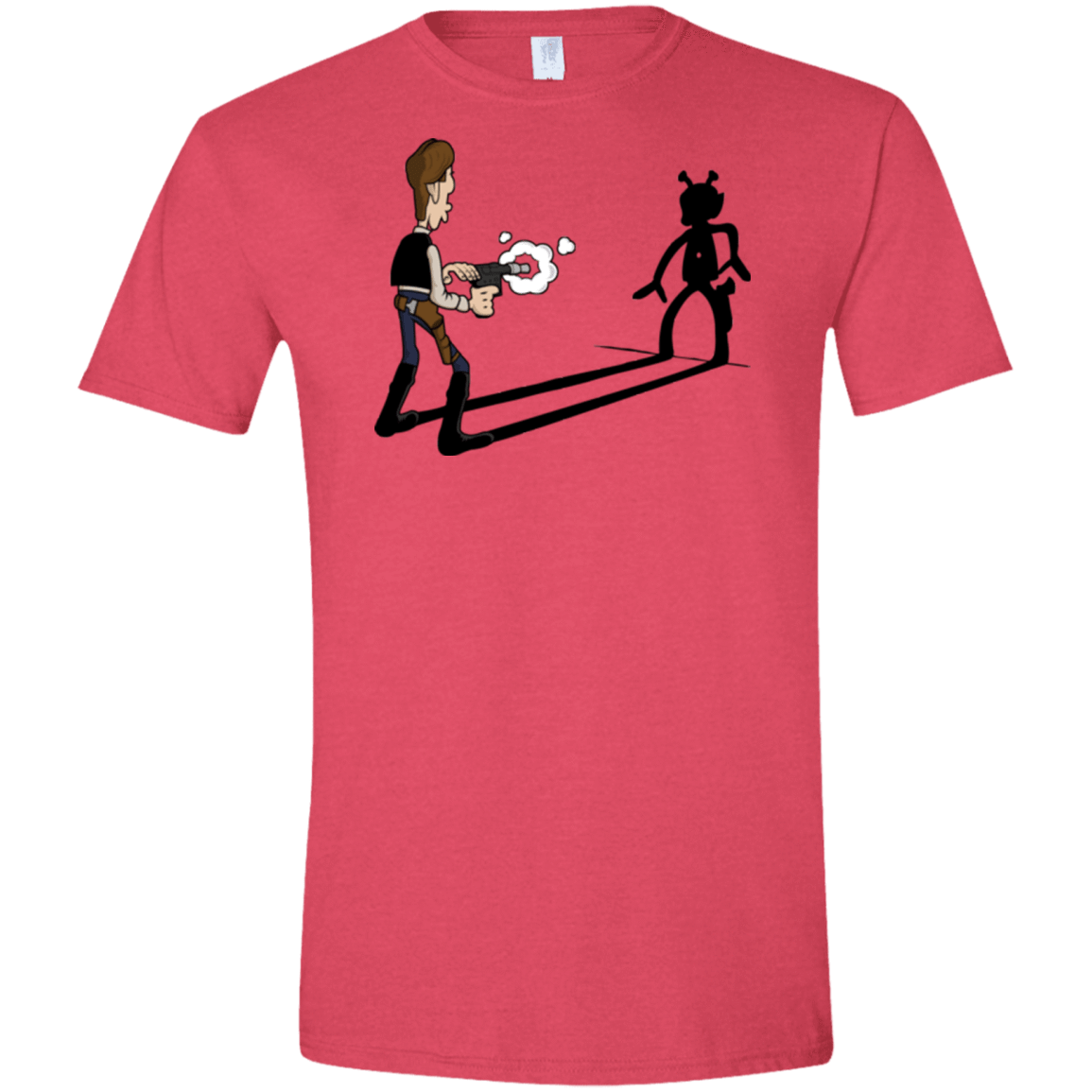 T-Shirts Heather Red / S Lucky Han Men's Semi-Fitted Softstyle