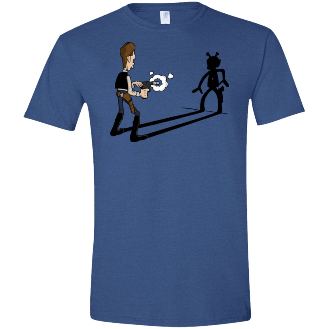 T-Shirts Heather Royal / X-Small Lucky Han Men's Semi-Fitted Softstyle