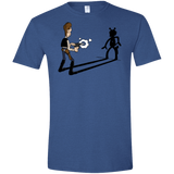 T-Shirts Heather Royal / X-Small Lucky Han Men's Semi-Fitted Softstyle