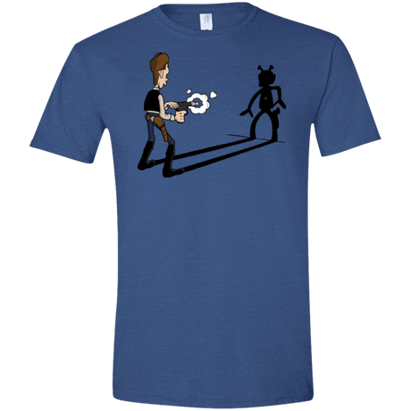 T-Shirts Heather Royal / X-Small Lucky Han Men's Semi-Fitted Softstyle