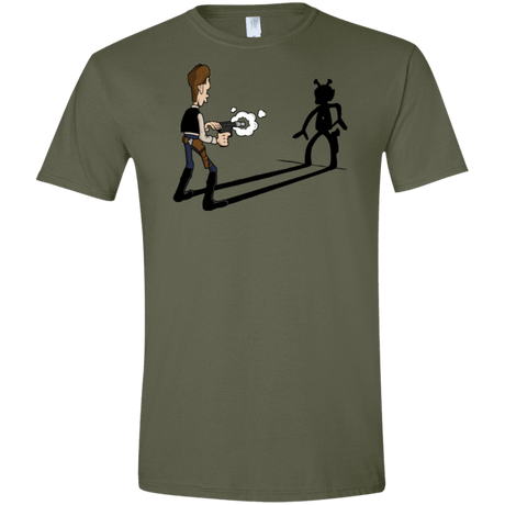 T-Shirts Military Green / S Lucky Han Men's Semi-Fitted Softstyle