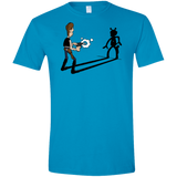 T-Shirts Sapphire / S Lucky Han Men's Semi-Fitted Softstyle