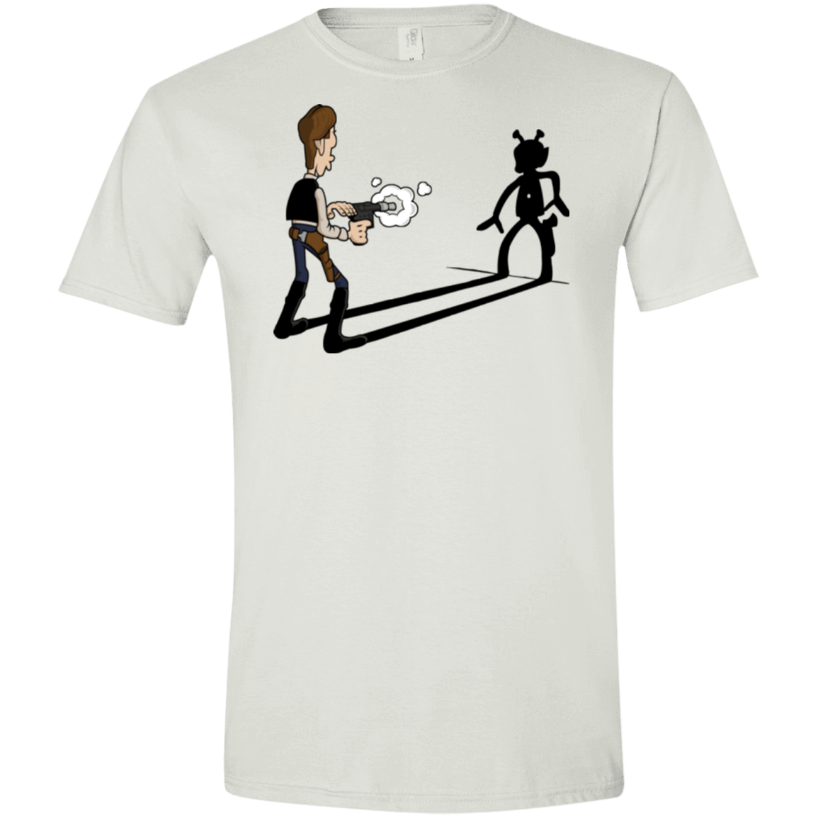 T-Shirts White / X-Small Lucky Han Men's Semi-Fitted Softstyle