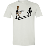 T-Shirts White / X-Small Lucky Han Men's Semi-Fitted Softstyle