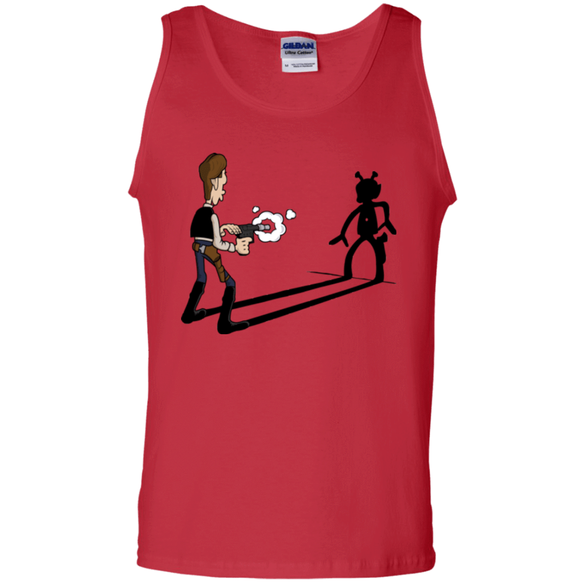 T-Shirts Red / S Lucky Han Men's Tank Top