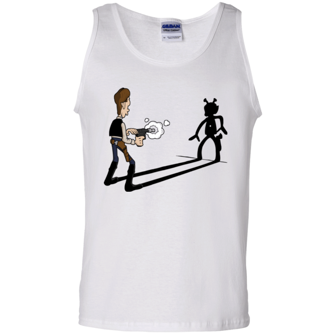 T-Shirts White / S Lucky Han Men's Tank Top