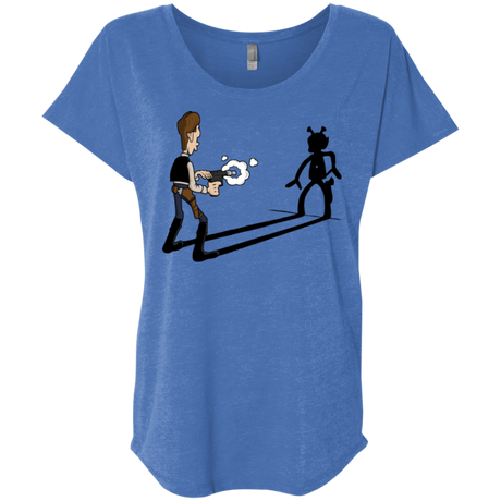 T-Shirts Vintage Royal / X-Small Lucky Han Triblend Dolman Sleeve