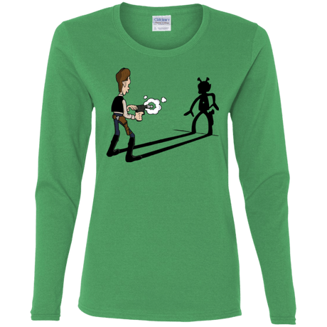 T-Shirts Irish Green / S Lucky Han Women's Long Sleeve T-Shirt