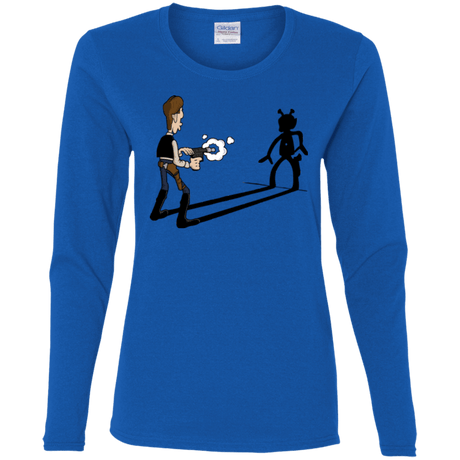 T-Shirts Royal / S Lucky Han Women's Long Sleeve T-Shirt