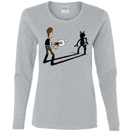 T-Shirts Sport Grey / S Lucky Han Women's Long Sleeve T-Shirt