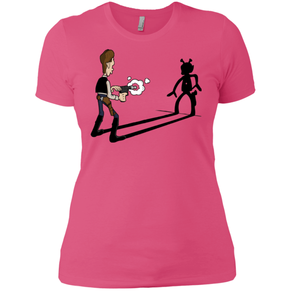 T-Shirts Hot Pink / X-Small Lucky Han Women's Premium T-Shirt
