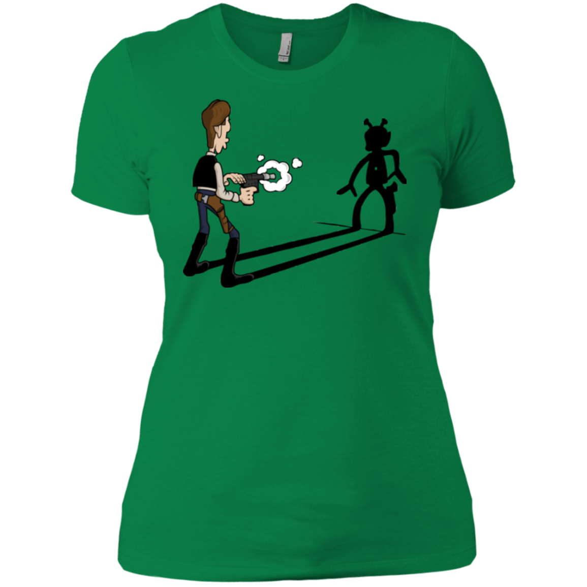 T-Shirts Kelly Green / X-Small Lucky Han Women's Premium T-Shirt
