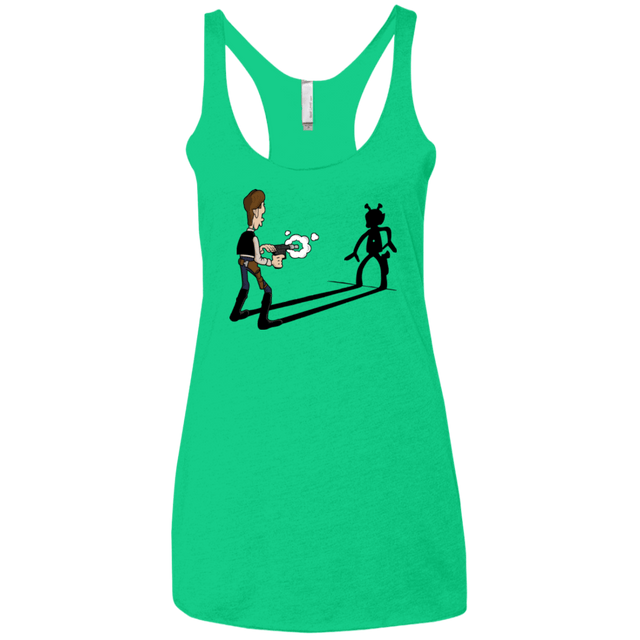 T-Shirts Envy / X-Small Lucky Han Women's Triblend Racerback Tank