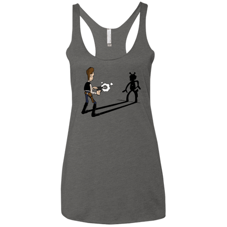 T-Shirts Premium Heather / X-Small Lucky Han Women's Triblend Racerback Tank