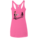 T-Shirts Vintage Pink / X-Small Lucky Han Women's Triblend Racerback Tank