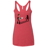 T-Shirts Vintage Red / X-Small Lucky Han Women's Triblend Racerback Tank