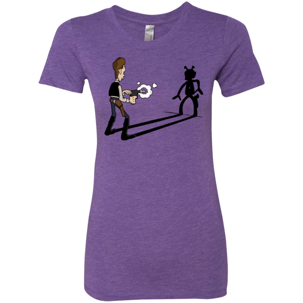 T-Shirts Purple Rush / S Lucky Han Women's Triblend T-Shirt