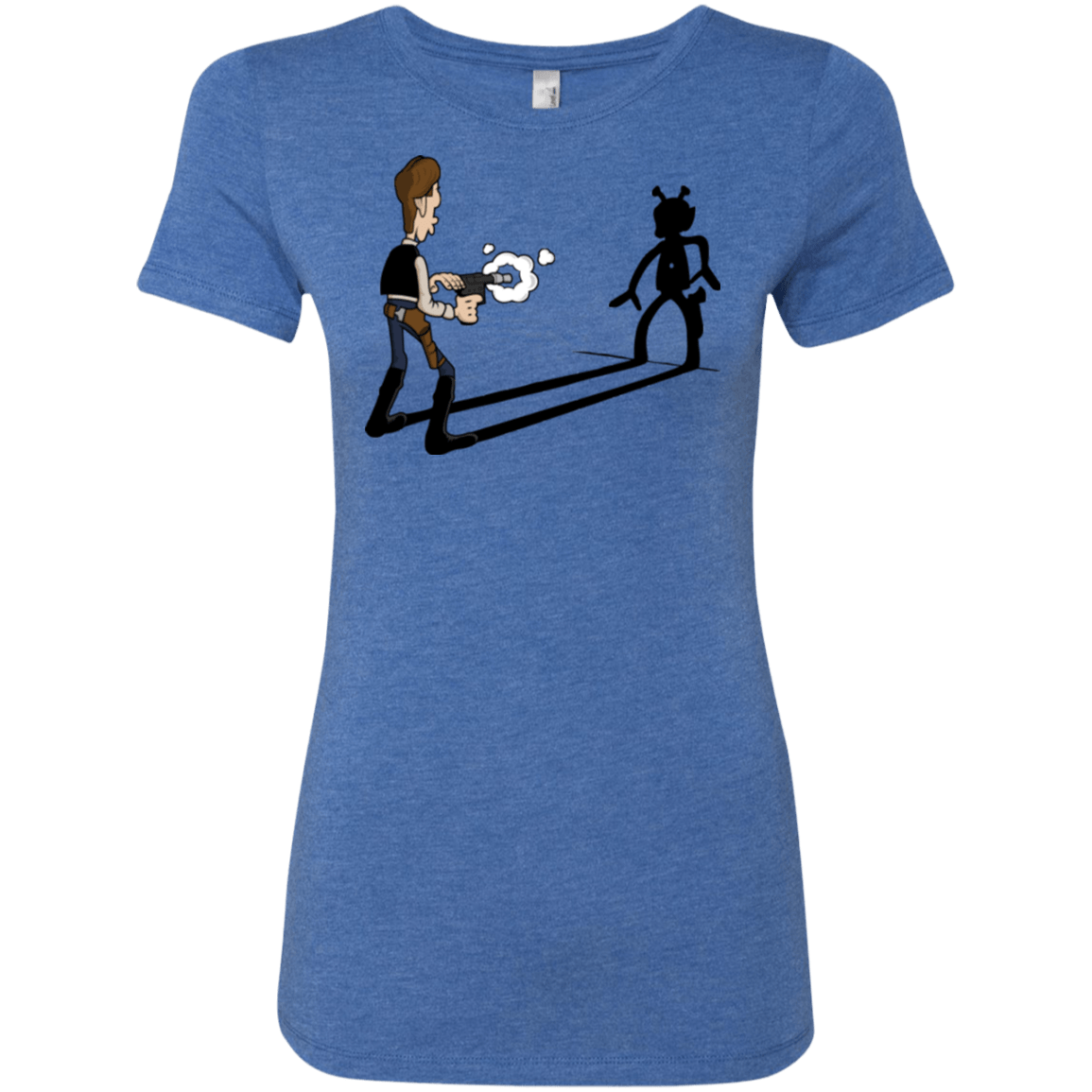 T-Shirts Vintage Royal / S Lucky Han Women's Triblend T-Shirt