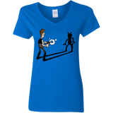 T-Shirts Royal / S Lucky Han Women's V-Neck T-Shirt