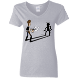 T-Shirts Sport Grey / S Lucky Han Women's V-Neck T-Shirt