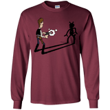 T-Shirts Maroon / YS Lucky Han Youth Long Sleeve T-Shirt