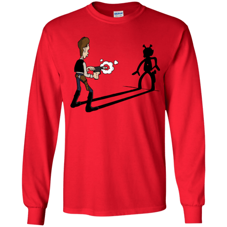 T-Shirts Red / YS Lucky Han Youth Long Sleeve T-Shirt