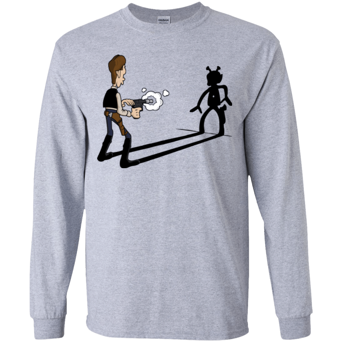 T-Shirts Sport Grey / YS Lucky Han Youth Long Sleeve T-Shirt