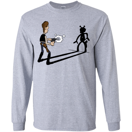 T-Shirts Sport Grey / YS Lucky Han Youth Long Sleeve T-Shirt