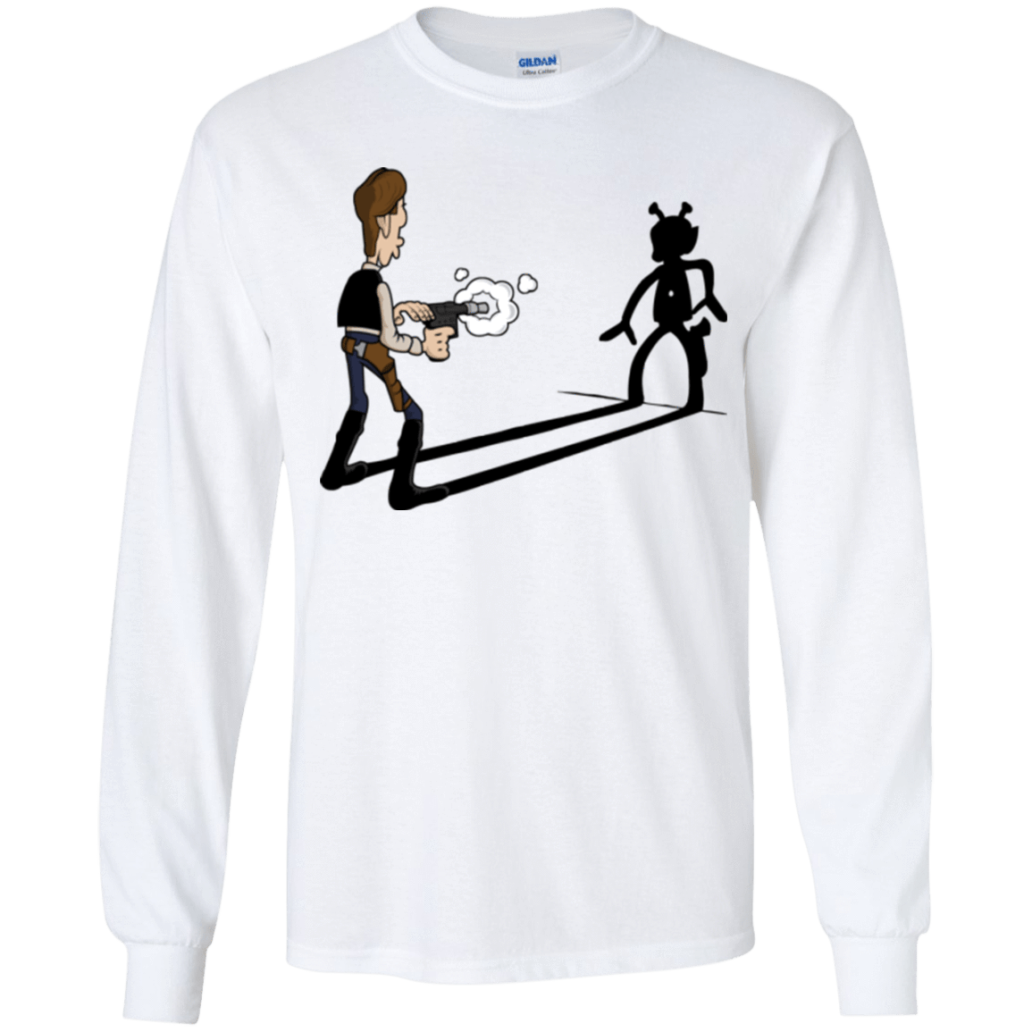 T-Shirts White / YS Lucky Han Youth Long Sleeve T-Shirt