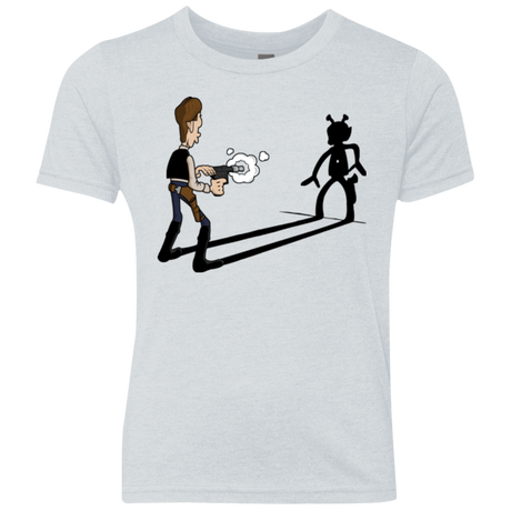 T-Shirts Heather White / YXS Lucky Han Youth Triblend T-Shirt