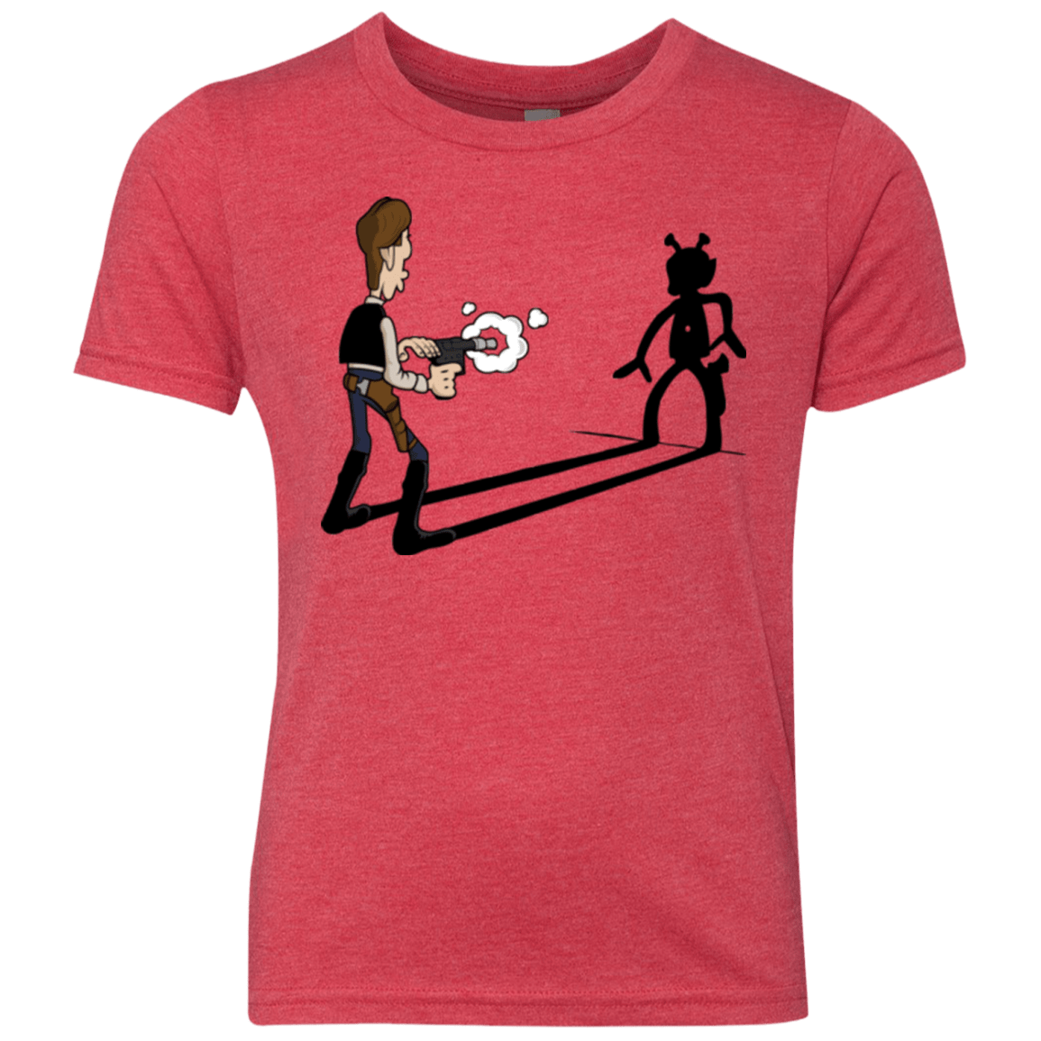 T-Shirts Vintage Red / YXS Lucky Han Youth Triblend T-Shirt