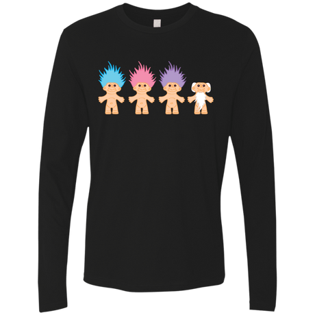 T-Shirts Black / S Lucky Trolls Men's Premium Long Sleeve