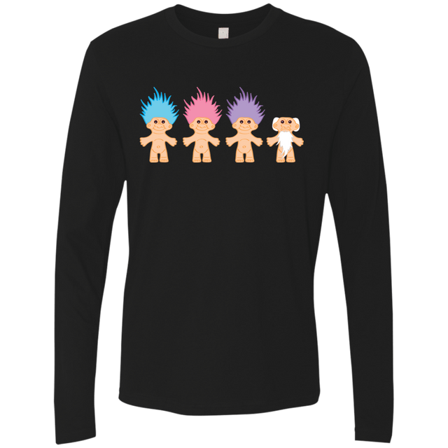 T-Shirts Black / S Lucky Trolls Men's Premium Long Sleeve