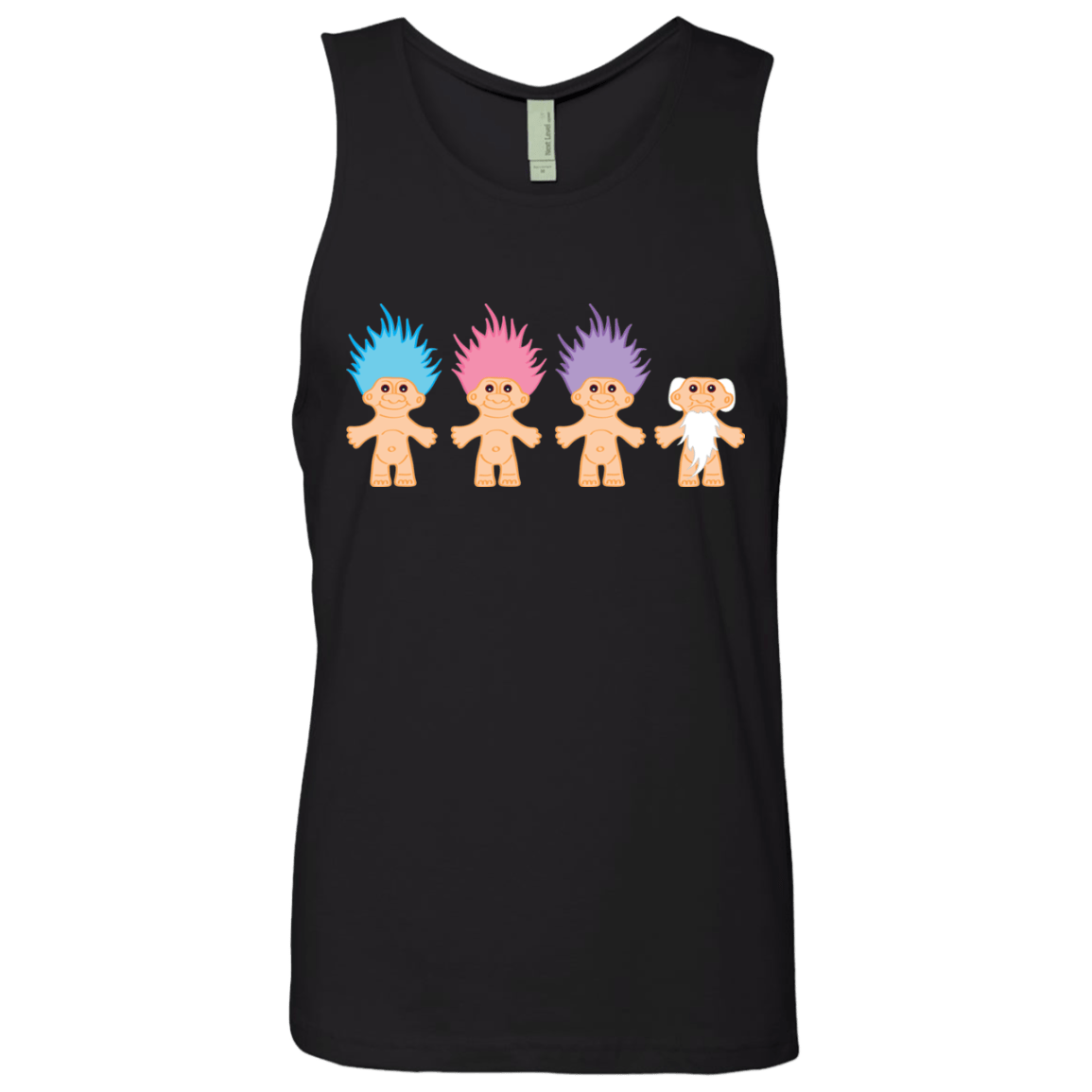 T-Shirts Black / S Lucky Trolls Men's Premium Tank Top