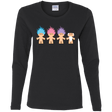 T-Shirts Black / S Lucky Trolls Women's Long Sleeve T-Shirt