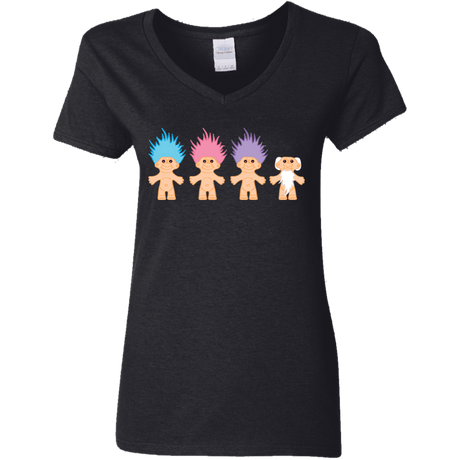 T-Shirts Black / S Lucky Trolls Women's V-Neck T-Shirt