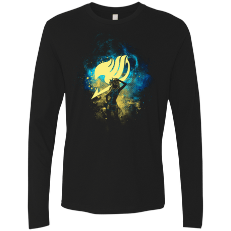 T-Shirts Black / Small LUCY ART Men's Premium Long Sleeve
