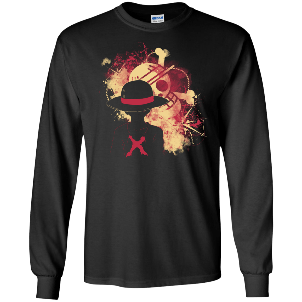 T-Shirts Black / S Luffy 2018 Men's Long Sleeve T-Shirt