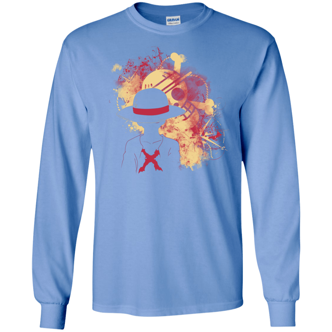 T-Shirts Carolina Blue / S Luffy 2018 Men's Long Sleeve T-Shirt