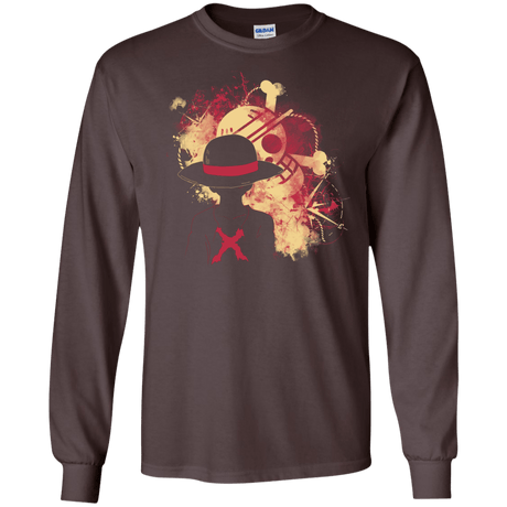 T-Shirts Dark Chocolate / S Luffy 2018 Men's Long Sleeve T-Shirt