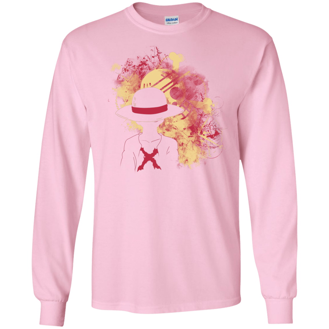 T-Shirts Light Pink / S Luffy 2018 Men's Long Sleeve T-Shirt