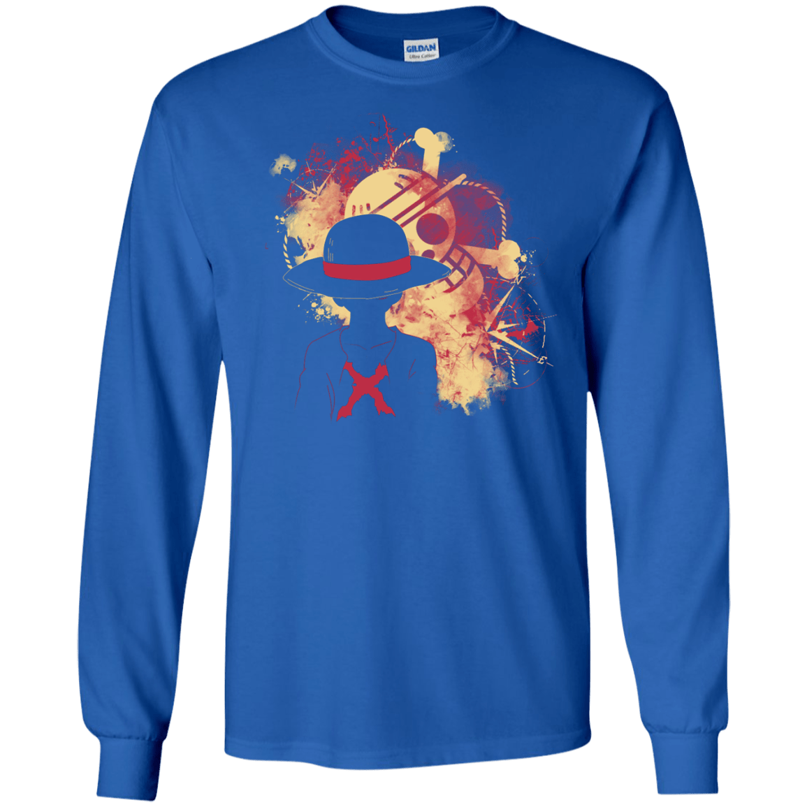 T-Shirts Royal / S Luffy 2018 Men's Long Sleeve T-Shirt