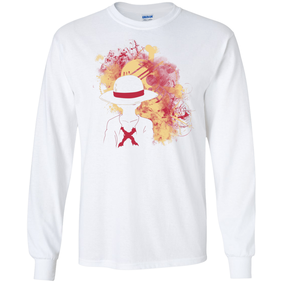 T-Shirts White / S Luffy 2018 Men's Long Sleeve T-Shirt