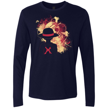 T-Shirts Midnight Navy / S Luffy 2018 Men's Premium Long Sleeve