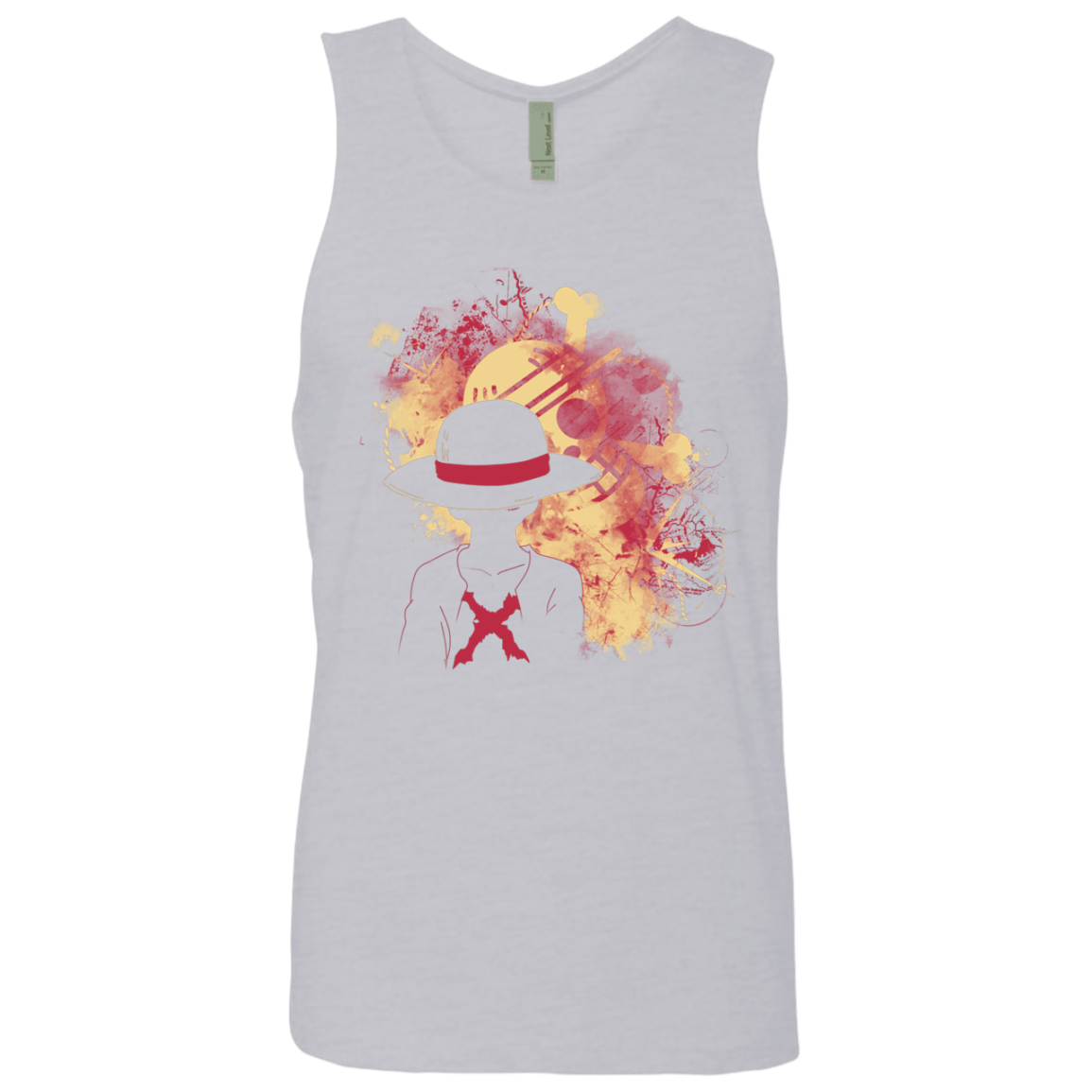 T-Shirts Heather Grey / S Luffy 2018 Men's Premium Tank Top